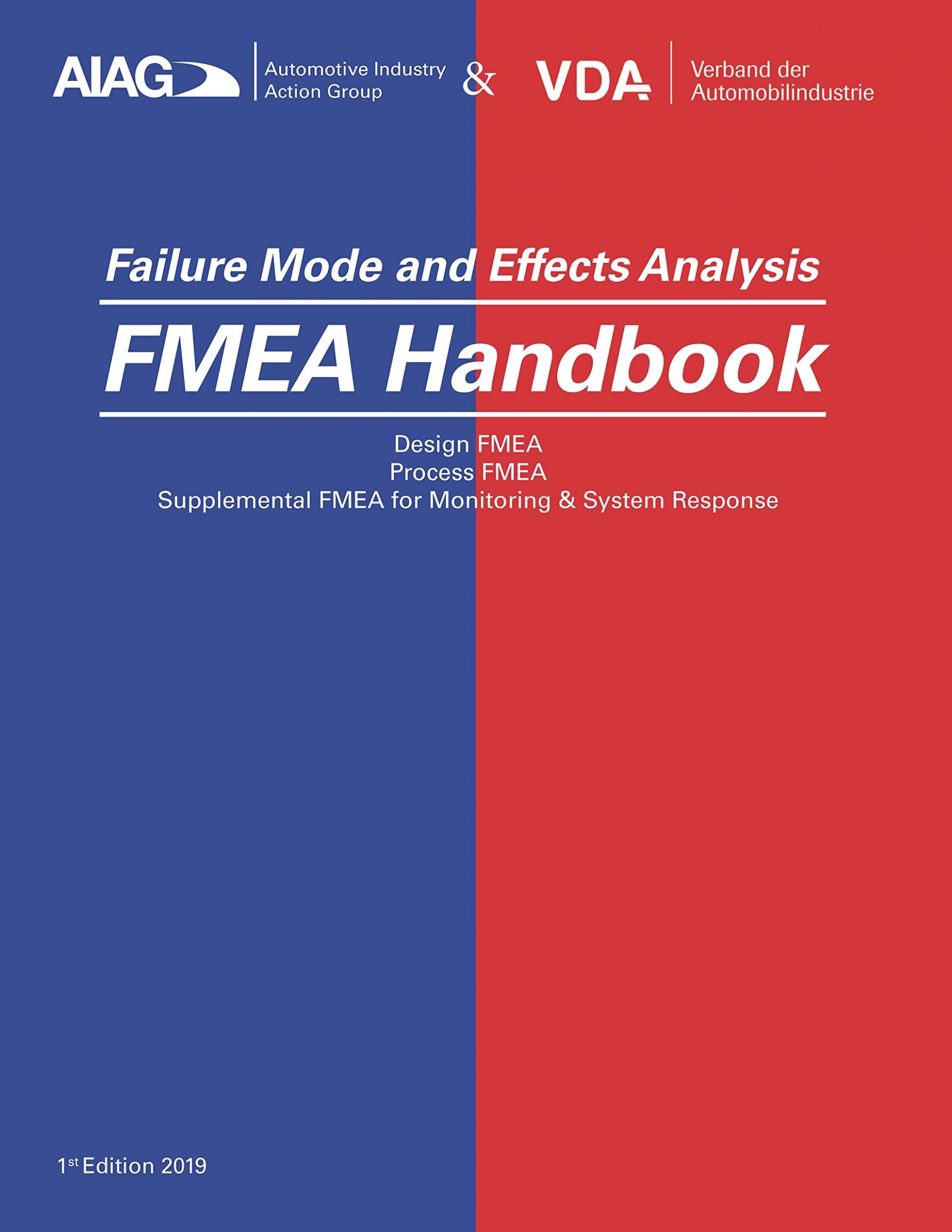 AIAG-VDA『Failure Mode and Effects Analysis FMEA Handbook』初版（2019年）の表紙